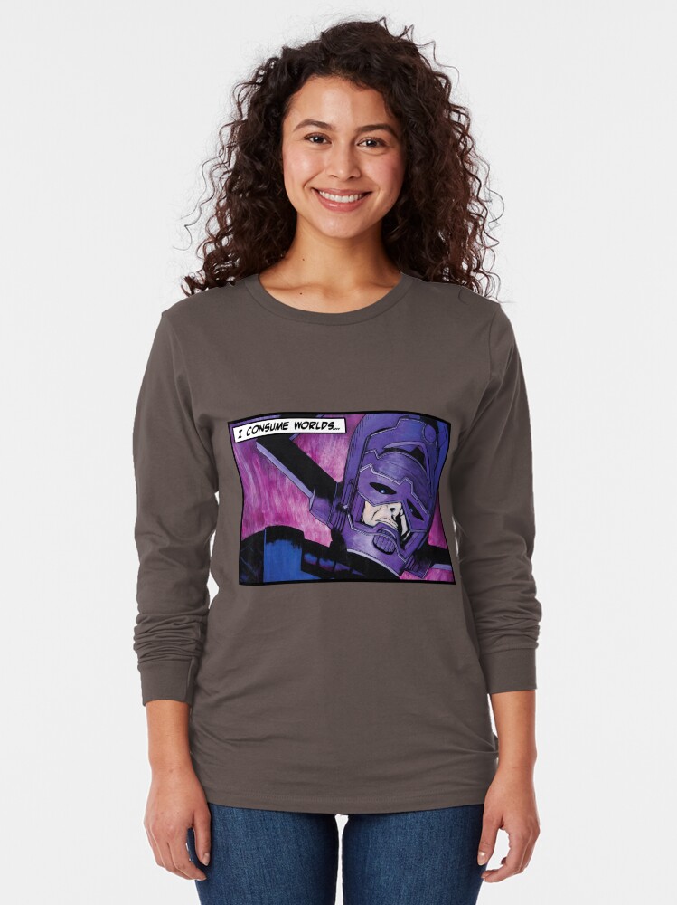 Alternate view of I Consume Worlds... Long Sleeve T-Shirt