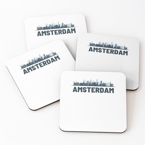 Artikelvorschau, Amsterdamer Stadtillustration entworfen und verkauft von DeluxBee.