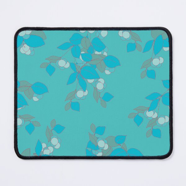 Item preview, Blue berries turquoise background designed and sold by GENEST-V.