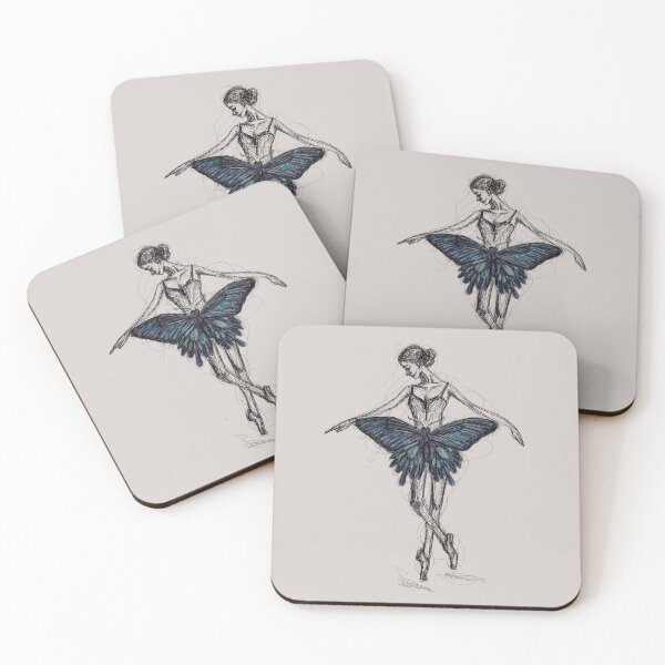Item preview, The ballet girl with butterfly skirt designed and sold by Doyouwannabe.