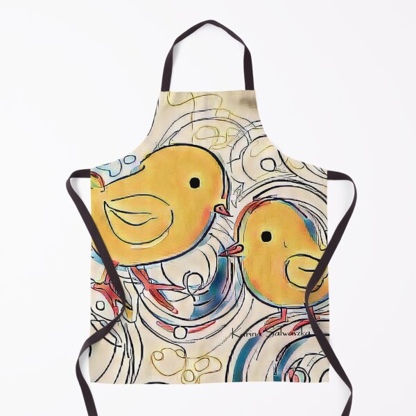 Item preview, Baby chicks, yellow, blue, black, red, kids decor designed and sold by karinasalwaszka.