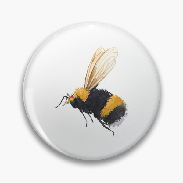 Item preview, Bee with a flower crown designed and sold by Shipwright-Duck.