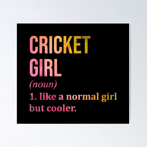 Item preview, Cricket Girl Definition in Watercolor designed and sold by XCIV.