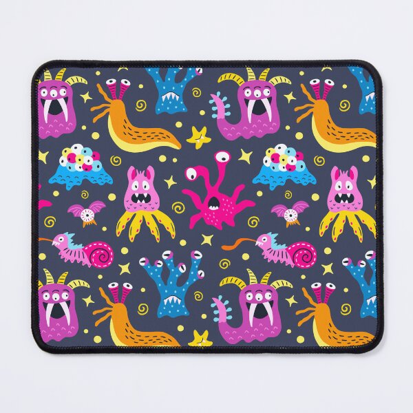 Item preview, Monstruos amigables del espacio exterior - paleta de colores de neón brillante - criaturas lindas con muchos ojos designed and sold by Muxune.