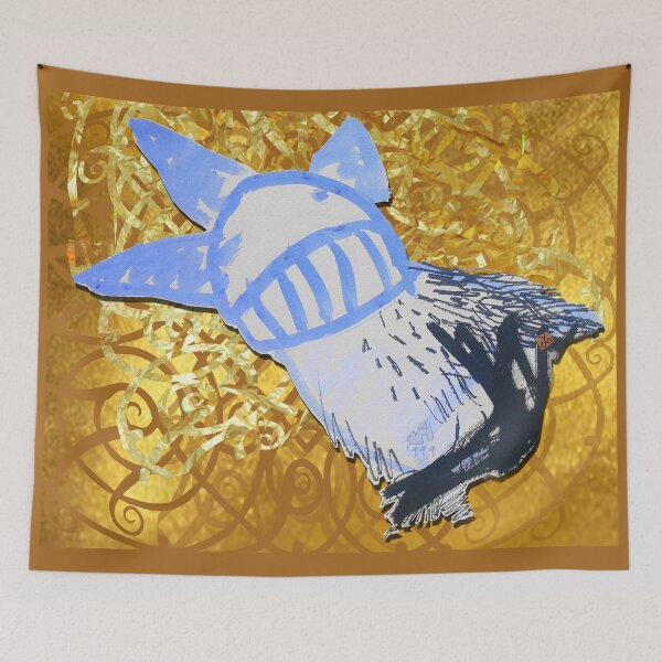Item preview, The Mad Clown King Original Art Drawing by Alice CCI designed and sold by VanyssaGraphics.