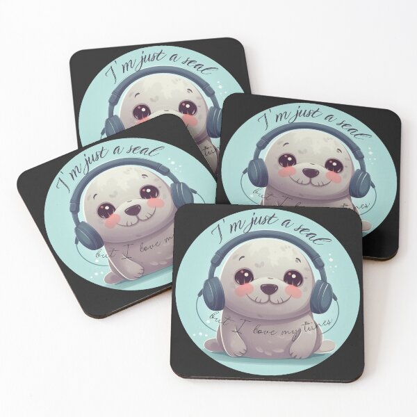 Item preview, Melodious Seal: I'm just a seal, but I love my tunes designed and sold by NB2u.