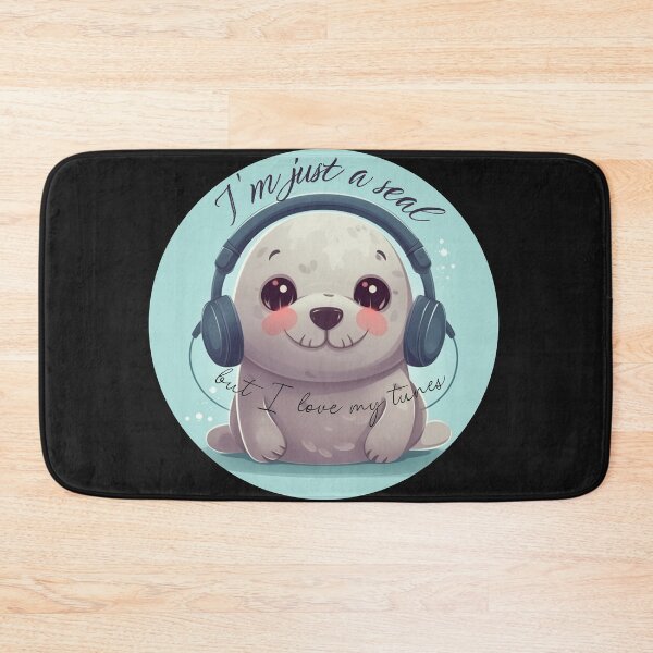 Item preview, Melodious Seal: I'm just a seal, but I love my tunes designed and sold by NB2u.