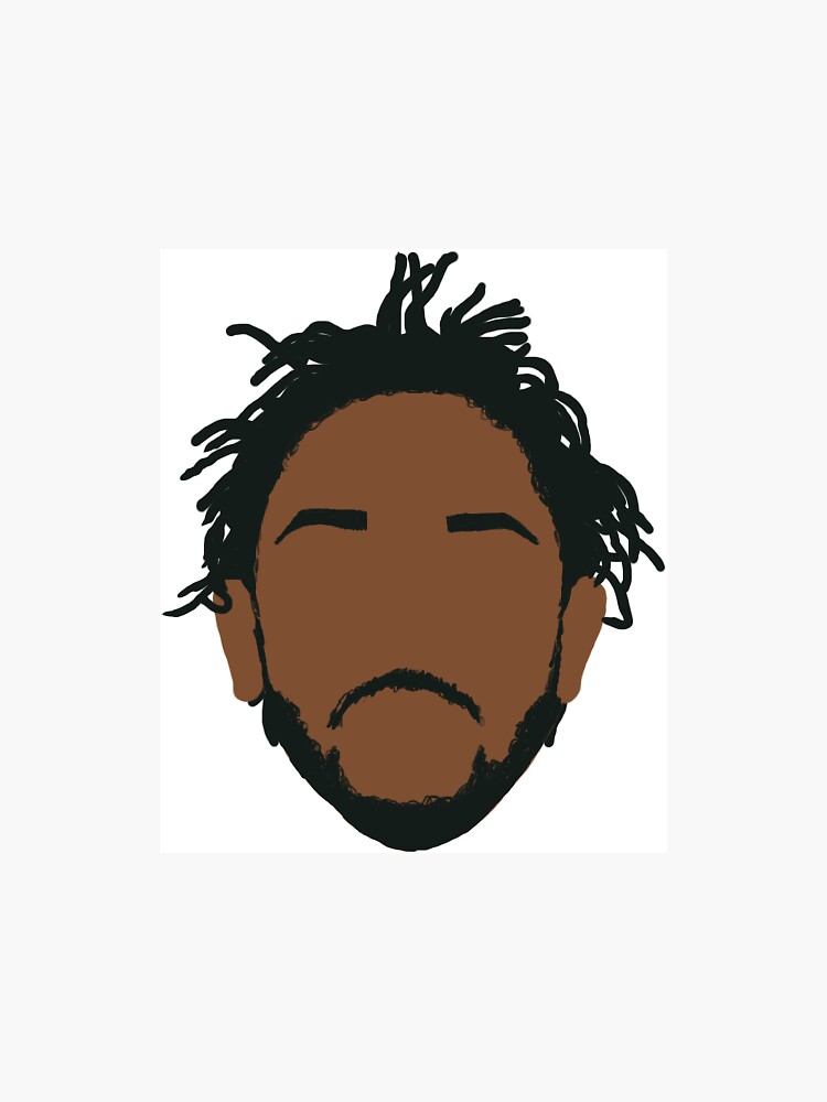 Aperçu 3 sur 3. Magnet avec l'œuvre Kendrick Lamar créée et vendue par carolinesavage.