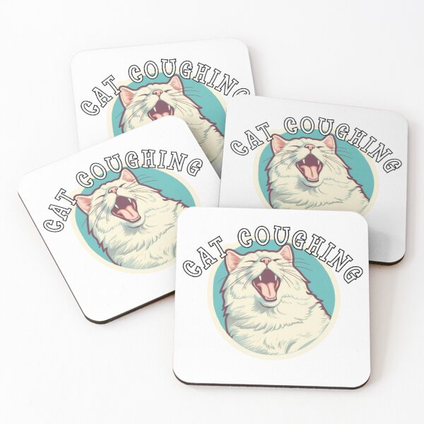 Item preview, CAT COUGHING designed and sold by Tee Studio.