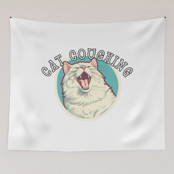 Item preview, CAT COUGHING designed and sold by Tee Studio.