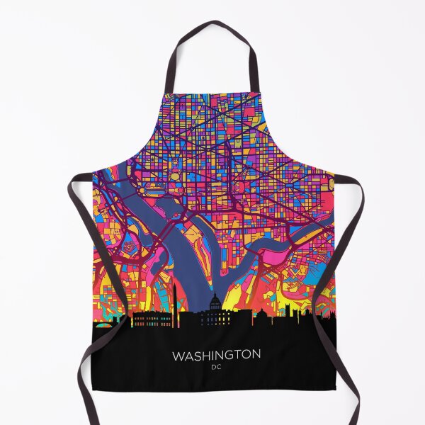 Item preview, Washington DC Skyline Map designed and sold by ArtPrints.