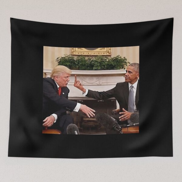 Item preview, Obama Flipping Off Trump Long  	 designed and sold by nawakrdksv28.