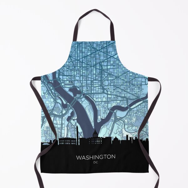 Item preview, Washington DC Skyline Map designed and sold by ArtPrints.