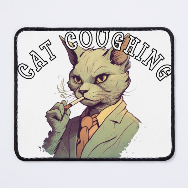 Item preview, CAT COUGHING designed and sold by Tee Studio.