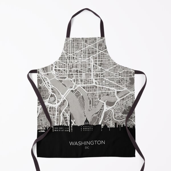 Item preview, Washington DC Skyline Map designed and sold by ArtPrints.