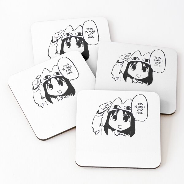 Item preview, I draw osaka in cafe uniform saying this is mah dad hat  azumanga daioh designed and sold by JuliCedillo.