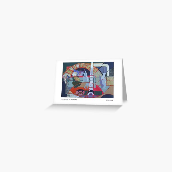 Convergence of the Purple Hats Greeting Card