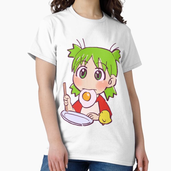Vista previa del artículo con la obra «dibujo yotsuba comiendo huevo frito yotsubato», diseñado y vendido por JuliCedillo.