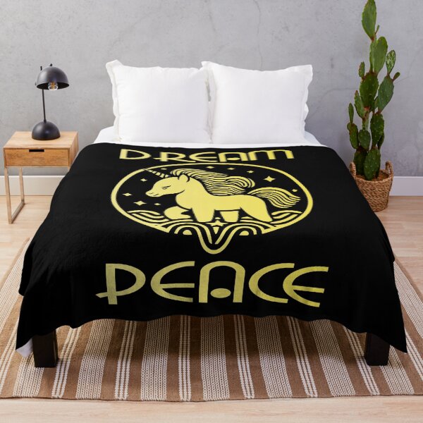 Item preview, Unicorn Dreams Peace - Khaki designed and sold by Soulemotion.
