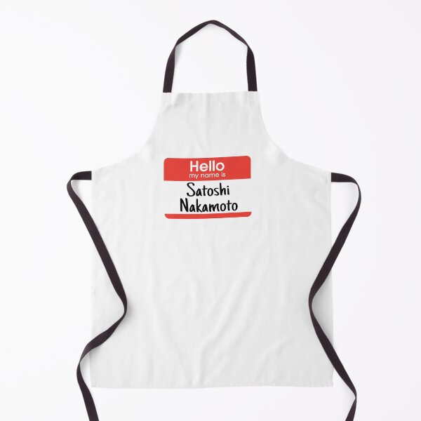 Item preview, Hello My Name Is Satoshi Nakamoto  designed and sold by barrelroll909.