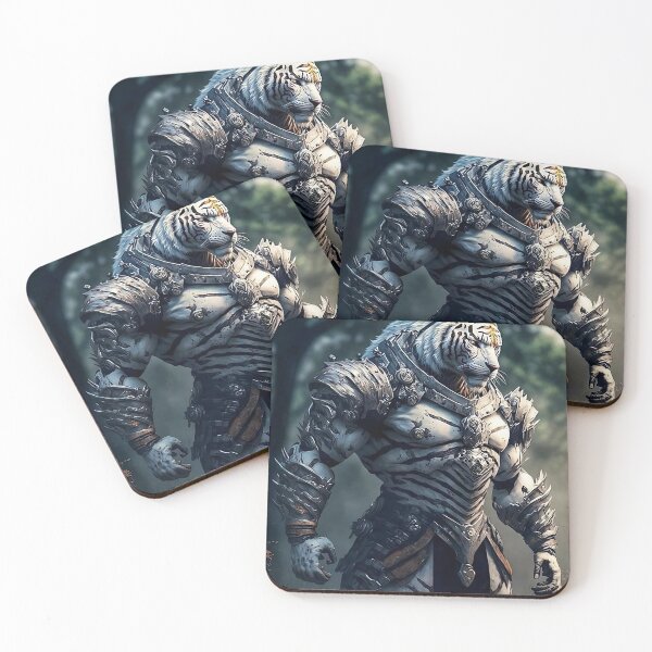 Item preview, A majestic tiger warrior, strong and vigilant designed and sold by tolle123.