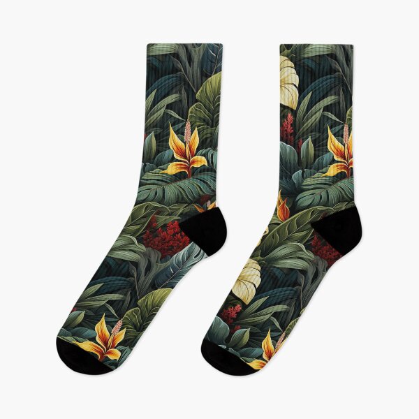 Item preview, Dark Oasis Delight Vibrant Dark Floral Paradise designed and sold by NikkofTime.