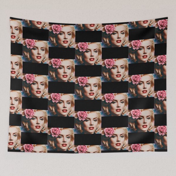 Item preview, Marilyn Monroe tribute floral artwork No.7 Long  designed and sold by WendiMuhammad.