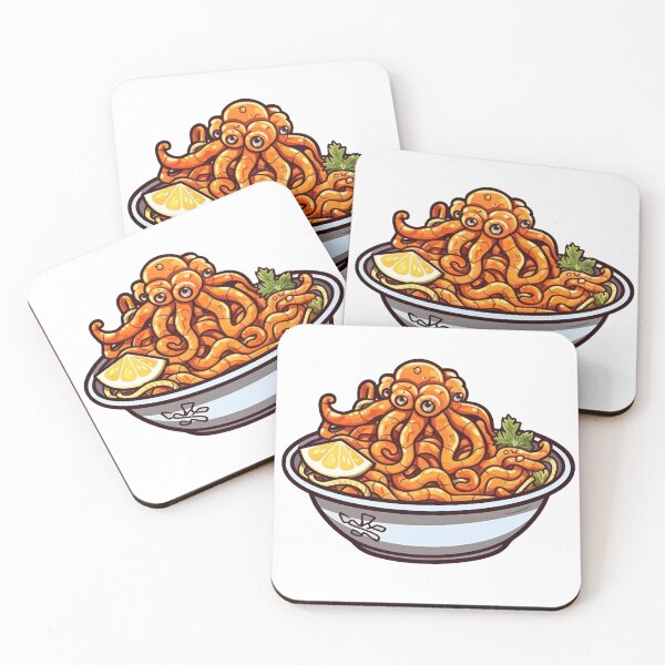 Item preview, Take a tasty trip to Japan with this crispy fried squid dish designed and sold by cafegrafis.