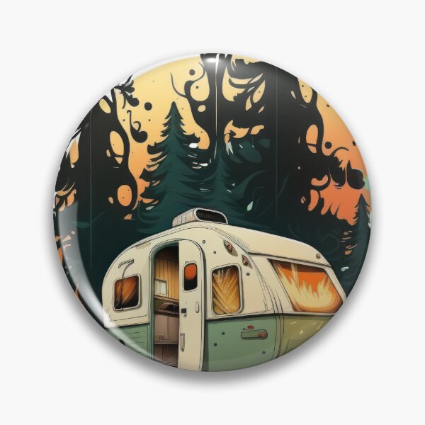 Item preview, Taking a trip back in time with this adorable 1960s camper designed and sold by cafegrafis.