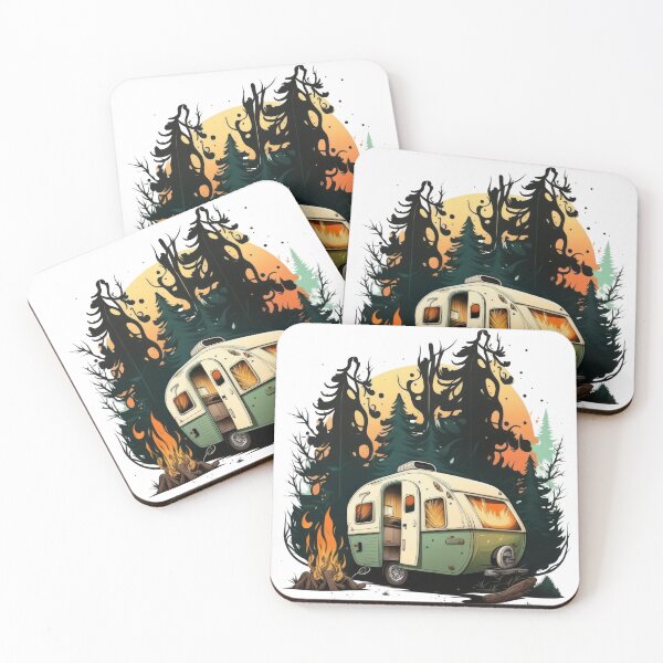 Item preview, Taking a trip back in time with this adorable 1960s camper designed and sold by cafegrafis.