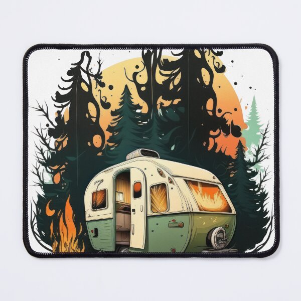 Item preview, Taking a trip back in time with this adorable 1960s camper designed and sold by cafegrafis.