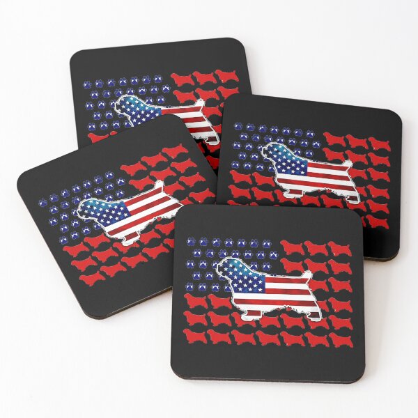 Item preview, Clumber Spaniel with usa flag -cute gift Clumber Spaniel for mom,dad,women and men designed and sold by vega-jumpz.