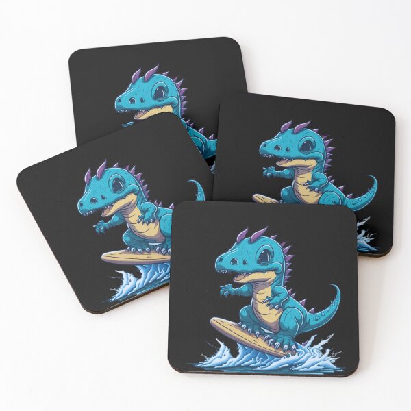 Item preview,  Surf Curse Dinosaur On Beach designed and sold by Im Divify.