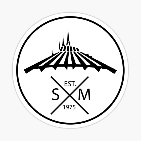 Space Mountain Sticker