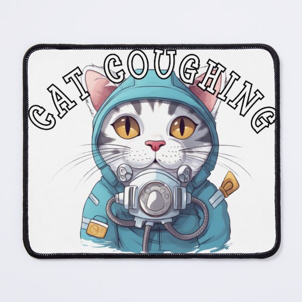 Item preview, CAT COUGHING designed and sold by Tee Studio.