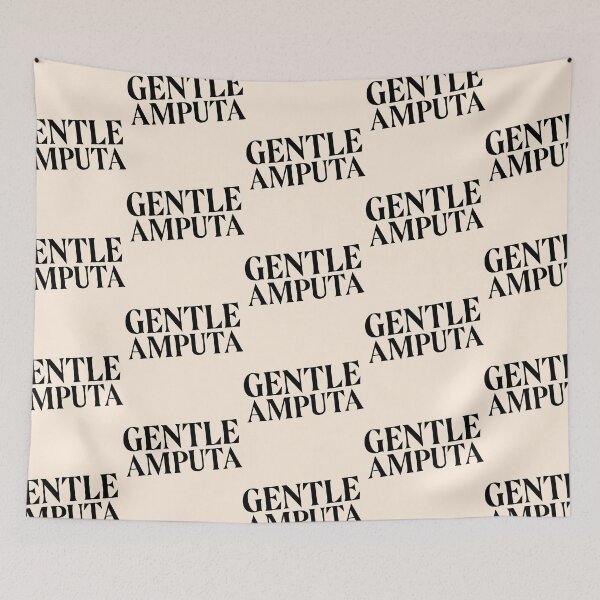 Item preview, GENTLE AMPUTA CANVAS TOTE LAPTOP SLEEVE FUNNY PINOY designed and sold by aydapadi.