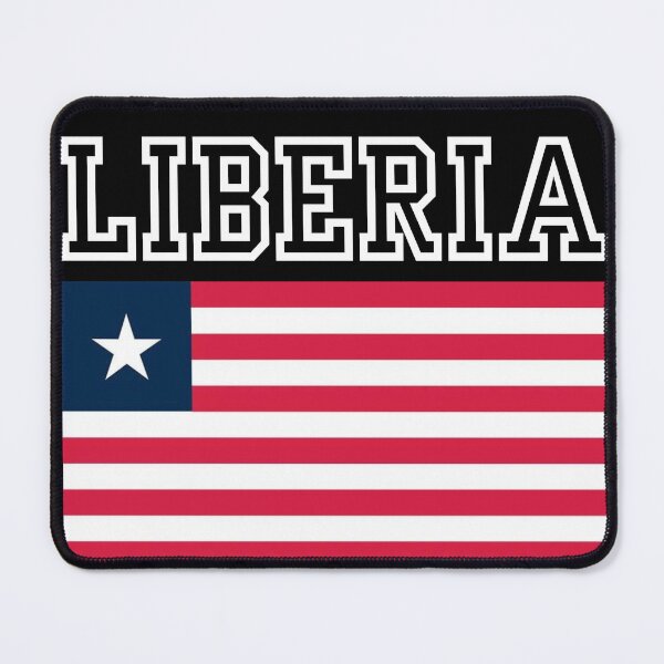 Item preview, Liberia Country Flag Collection designed and sold by tshirtsandme.