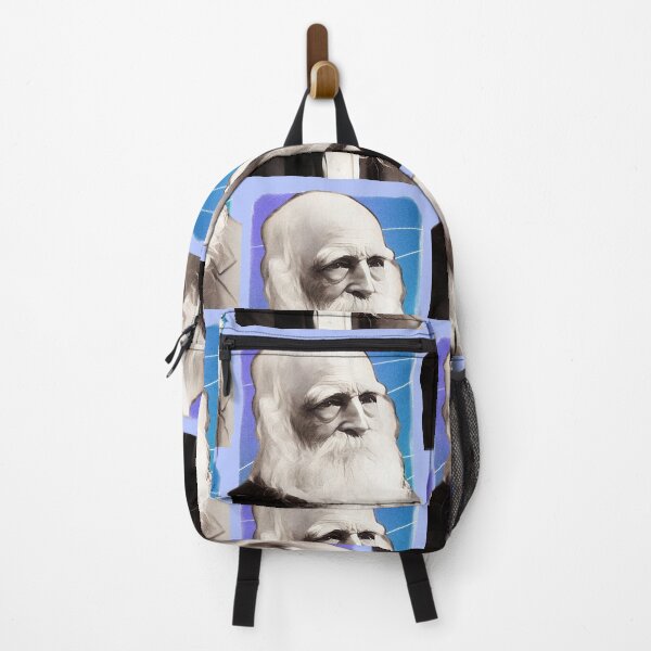 Artikelvorschau, Amerikanischer Dichter William Cullen Bryant – blau – Illustration entworfen und verkauft von Litstoy.