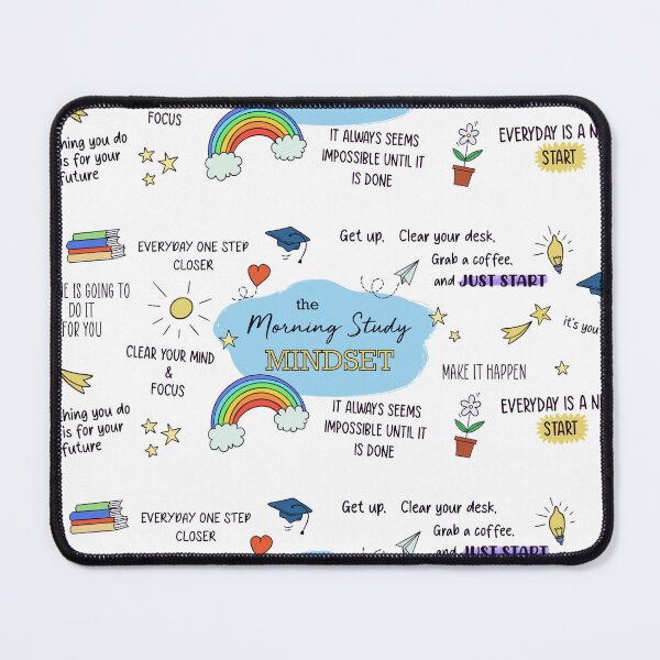 Item preview, Morning Study Mindset designed and sold by Hola Ilustra.