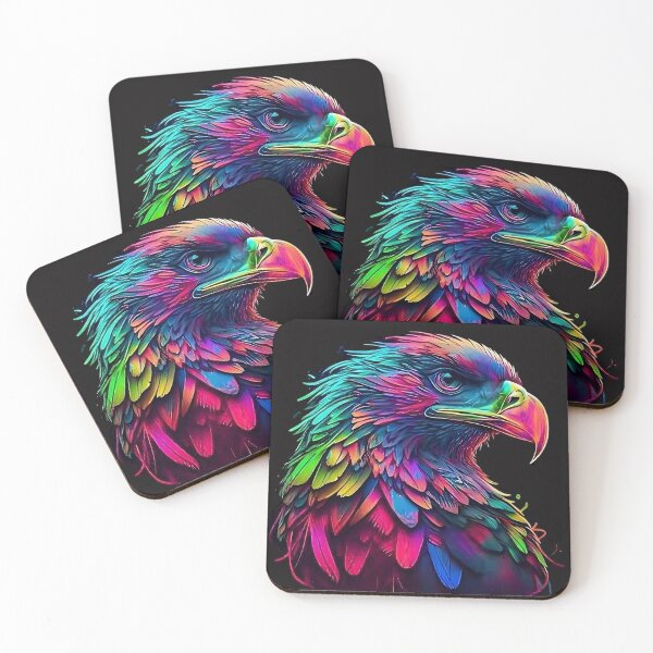 Item preview, Eagle in Psychodelic Colors designed and sold by Pedja Designs.