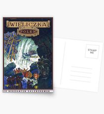Wieliczka, Poland, vintage travel poster Postcards