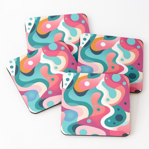 Item preview, Colorful Organic Fluidity | Psychedelic Graphic Design designed and sold by BNCH44.
