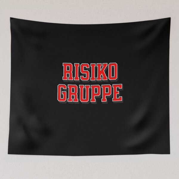 Item preview, Risk group, funny design with German pun designed and sold by Pflugart.