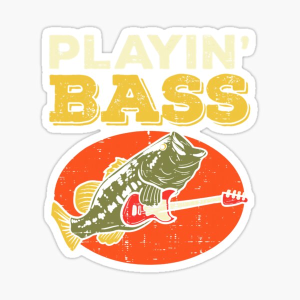 Bass Fishing Humor Stickers for Sale, Free US Shipping