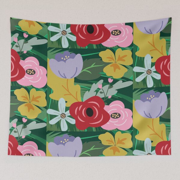 Item preview, Tropic Flowers pattern designed and sold by ichirochen.