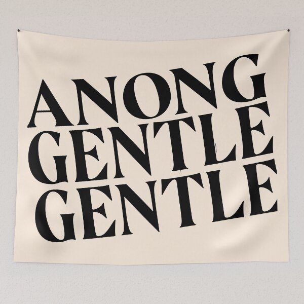Item preview, ANONG GENTLE GENTLE CANVAS TOTE FUNNY PINOY designed and sold by aydapadi.
