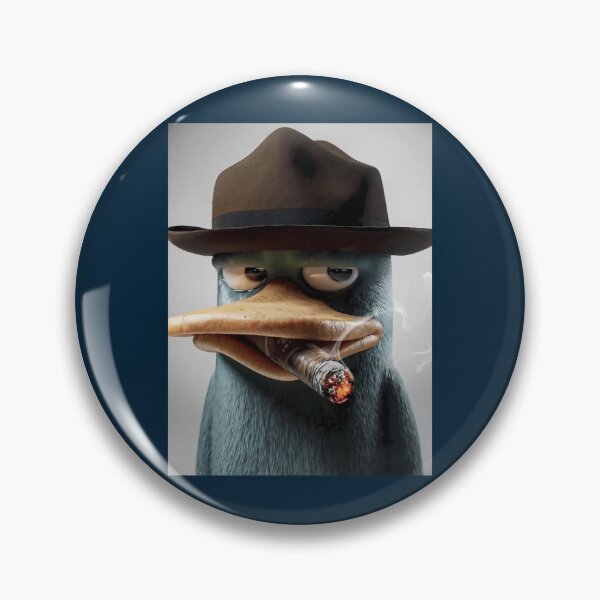 Item preview, Perry the platypus smoking a cigar meme t t designed and sold by totumac9.