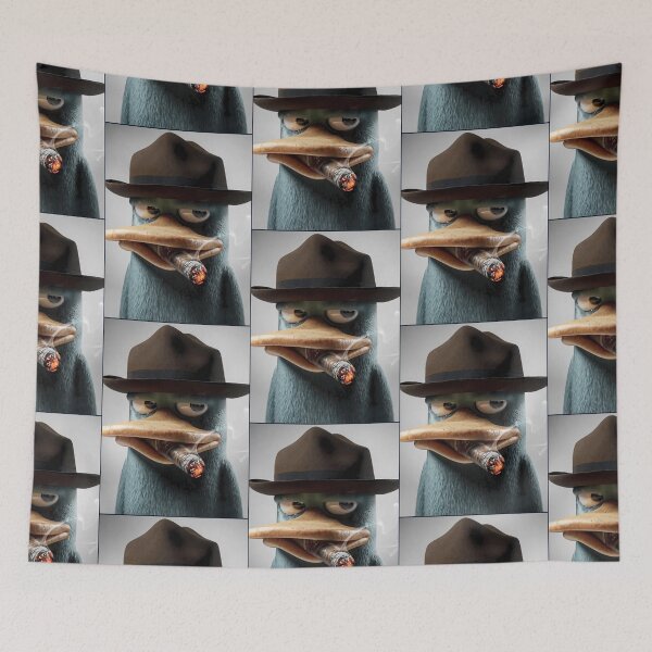 Item preview, Perry the platypus smoking a cigar meme t t designed and sold by totumac9.