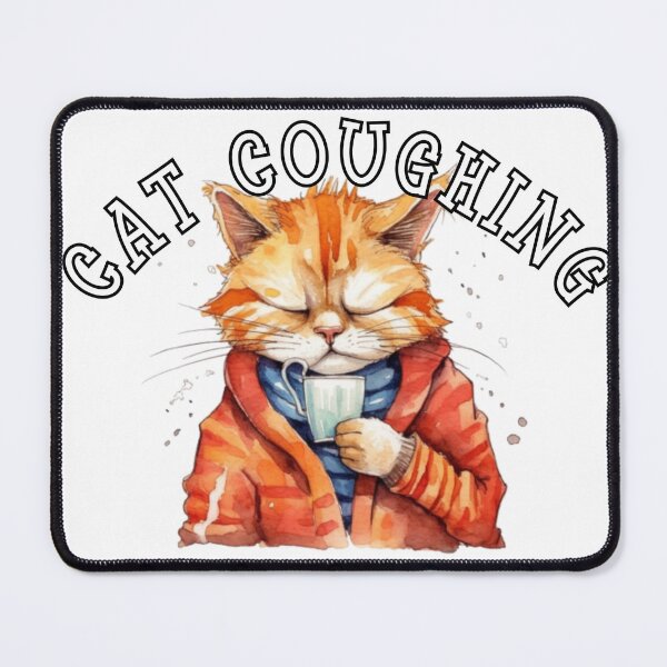 Item preview, CAT COUGHING designed and sold by Tee Studio.