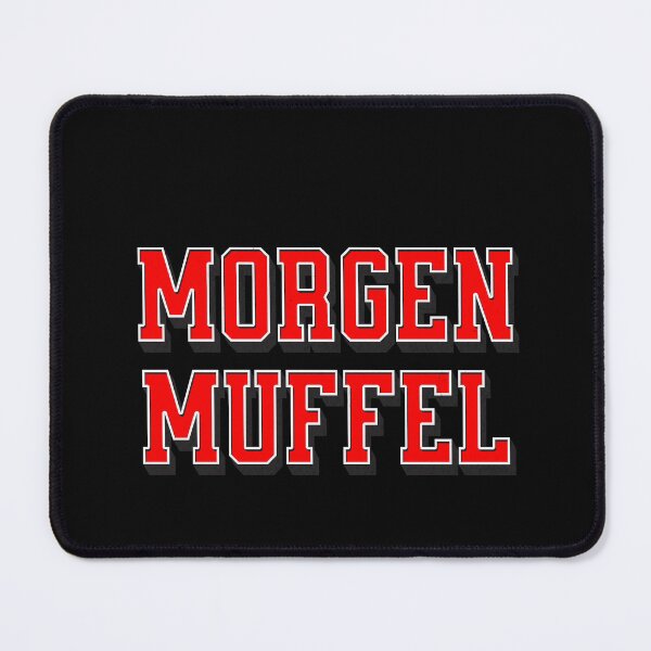 Item preview, Morgenmuffel, funny design with German pun designed and sold by Pflugart.